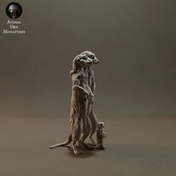 Produktfoto Tierfigur Animal Den Miniatures 1: Wildtier Tierfiguren: Erdmännchen-Familie (23_03_08)