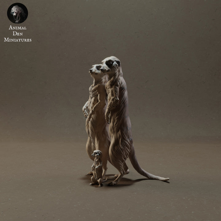 Produktfoto Tierfigur Animal Den Miniatures 3: Wildtier Tierfiguren: Erdmännchen-Familie (23_03_08)