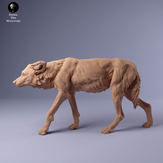 Produktfoto Tier Figur Diorama, Modellbau: 0: Afrikanischer Wildhund schleichend: Tiere aus Afrika