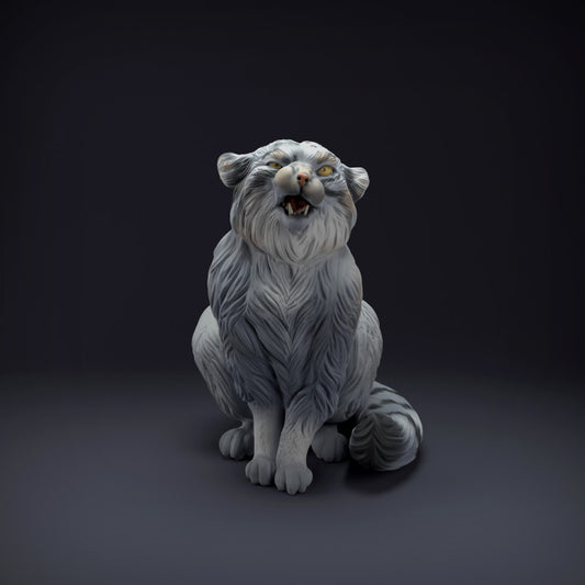 Zdjęcie produktu figurki zwierzęcej Animal Den Miniatures 0: figurka dzikiego zwierzęcia: manul (22_07_07)