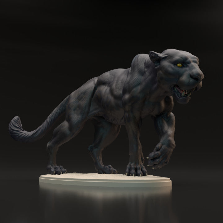 Produktfoto Tierfigur Animal Den Miniatures 11: Wildtier Tierfigur: Schwarzer Panther - Jaguar (22_06_04)