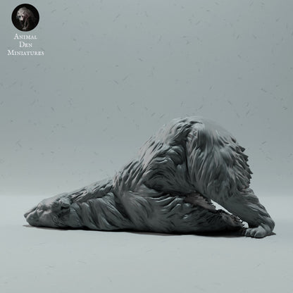 Produktfoto Tierfigur Animal Den Miniatures 3: Arktis Tierfigur: Eisbär - sich kratzend (23_01_08)