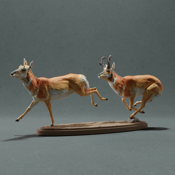 Produktfoto Tierfigur Animal Den Miniatures 0: Wildtier Tierfigur: Gabelbock - im Galopp (22_10_10)