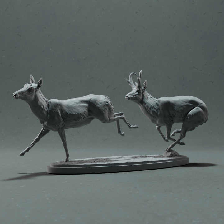 Produktfoto Tierfigur Animal Den Miniatures 1: Wildtier Tierfigur: Gabelbock - im Galopp (22_10_10)