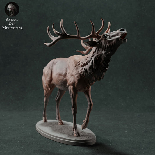 Produktfoto Tierfigur Animal Den Miniatures 0: Wildtier Tierfigur: Rothirsch - röhrend (22_11_11)