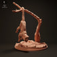 Produktová fotografie zvířecí figurky Animal Den Miniatures 0: Džunglová zvířecí figurka: rudý vřešťan (23_06_06)