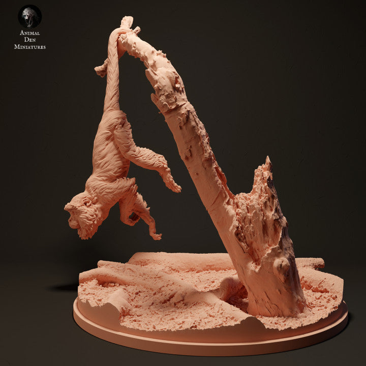 Produktová fotografie figurky zvířete Animal Den Miniatures 1: Džungelová figurka zvířete: vřešťan rezavý (23_06_06)