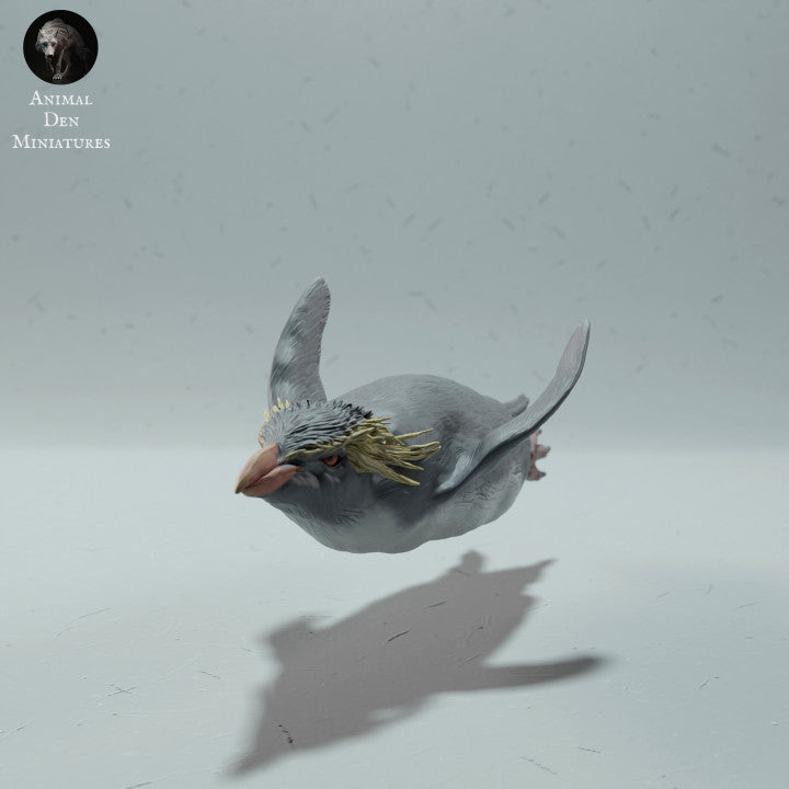 Produktfoto Tierfigur Animal Den Miniatures 1: Meerestier Tierfigur: Felsenpinguin - schwimmend (22_12_10)