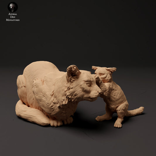 Produktfoto Tier Figur Diorama, Modellbau: 0: Schottische Wildkatze: Tiere aus Nordeuropa