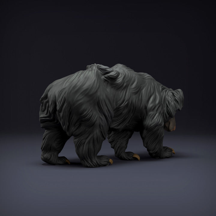 Zdjęcie produktu: figurka zwierzęca Animal Den Miniatures 2: figurka dzikiego zwierzęcia: niedźwiedź wargacz (22_08_07)