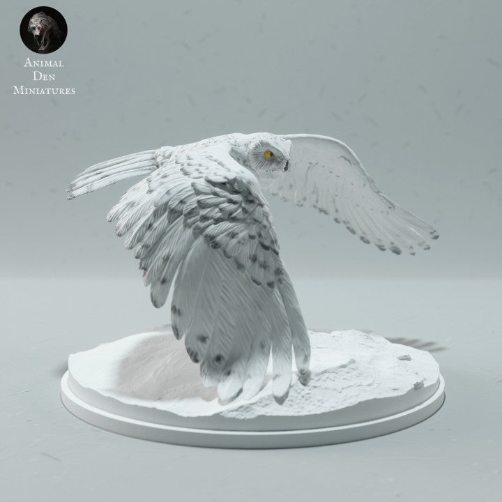 Produktfoto Tierfigur Animal Den Miniatures 1: Waldtier Tierfigur: Schneeeule (23_01_07)