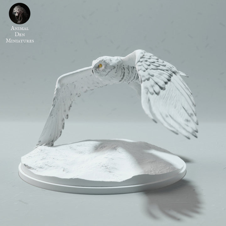 Produktfoto Tierfigur Animal Den Miniatures 3: Waldtier Tierfigur: Schneeeule (23_01_07)