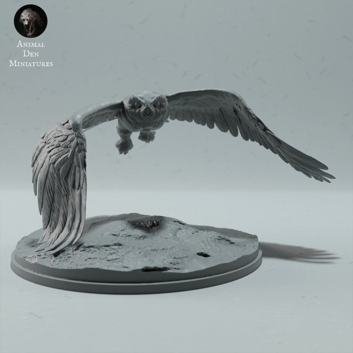 Produktfoto Tierfigur Animal Den Miniatures 4: Waldtier Tierfigur: Schneeeule (23_01_07)