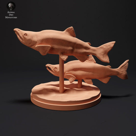 Produktfoto Tier Figur Diorama, Modellbau: 0: Rotlachse: Tiere des Nordens