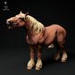 Produktfoto Tier Figur Diorama, Modellbau: 0: Farm Tier Figur: wieherndes Pferd - Suffolk Punch