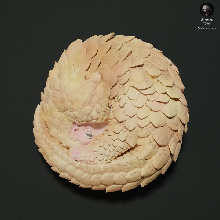 Produktfoto Tierfigur Animal Den Miniatures 0: Wildtier Tierfigur: Malaiisches Schuppentier - eingerollt (23_05_09)