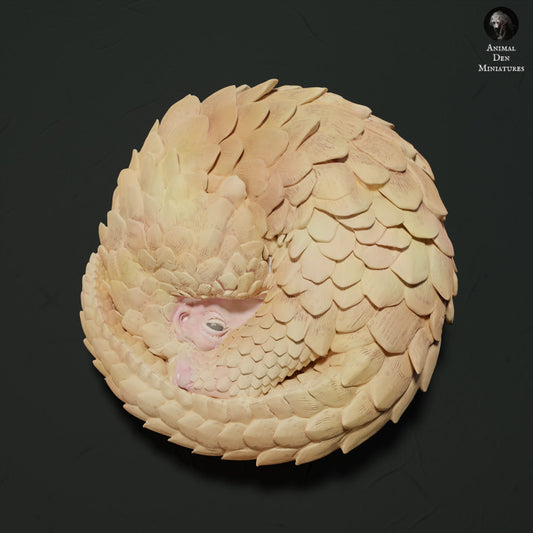 Produktfoto Tierfigur Animal Den Miniatures 0: Wildtier Tierfigur: Malaiisches Schuppentier - eingerollt (23_05_09)