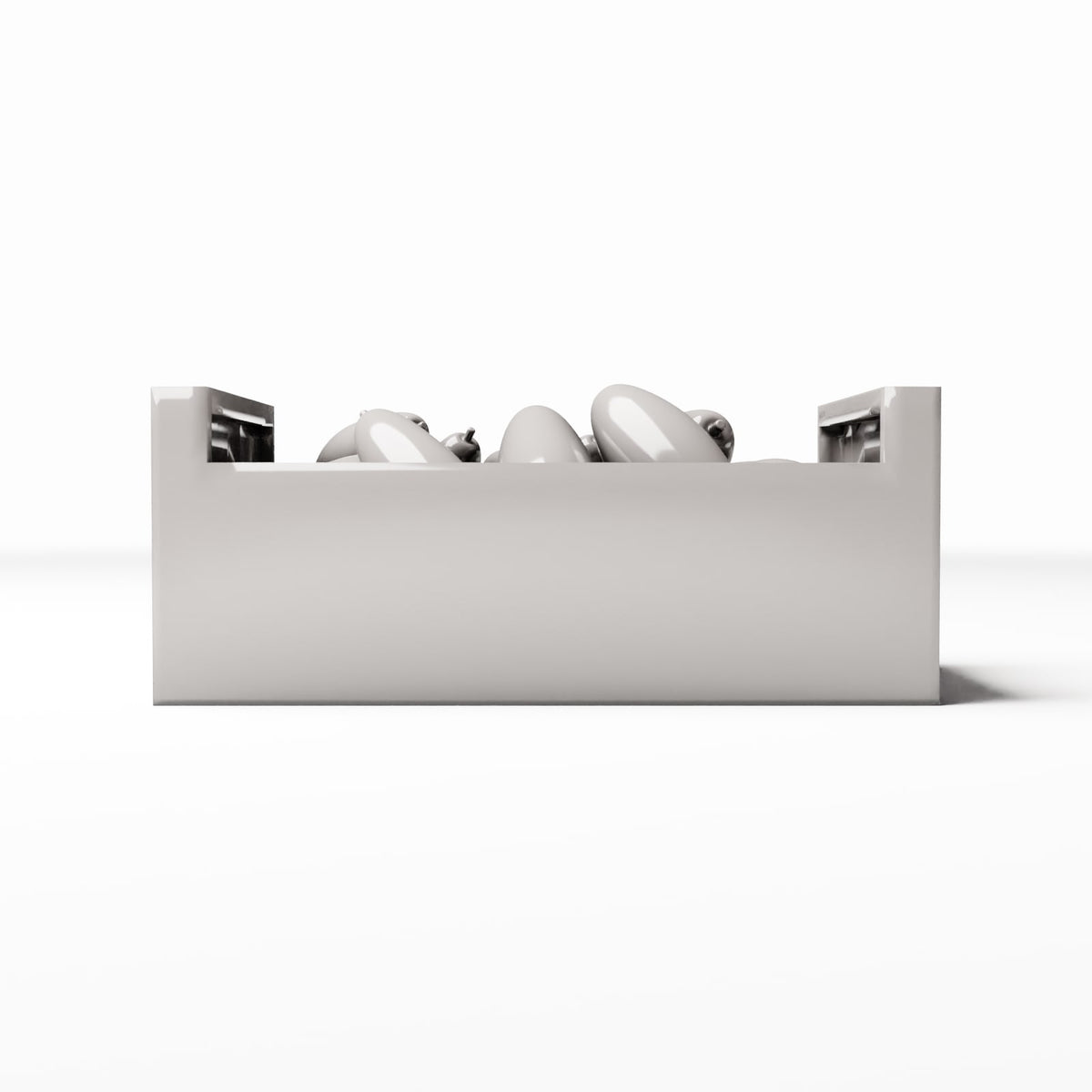 Foto prodotto per diorami e modellismo 2: Accessori per diorami: cassetta da mercato impilabile con prese per le mani (Ref. 803D)
