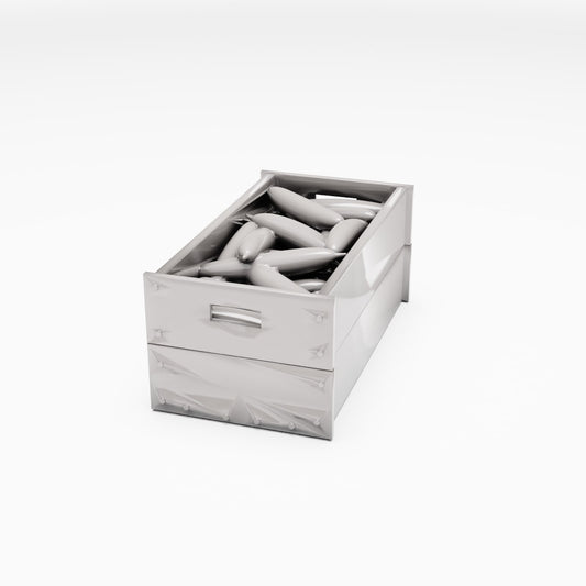 Diorama Modellbau Produktfoto 0: Diorama Markt: Gefüllte Marktkiste mit Gemüse (Ref. 813D)