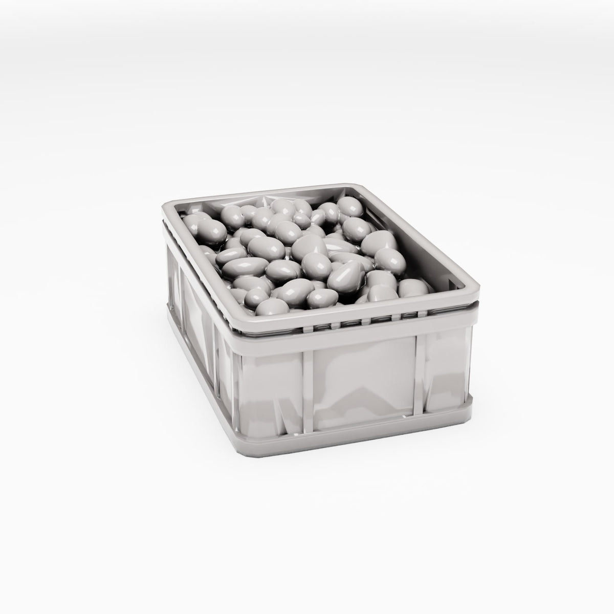 Diorama Modellbau Produktfoto 3: Diorama Markt: Obstkiste mit Waren (Ref. 818D)