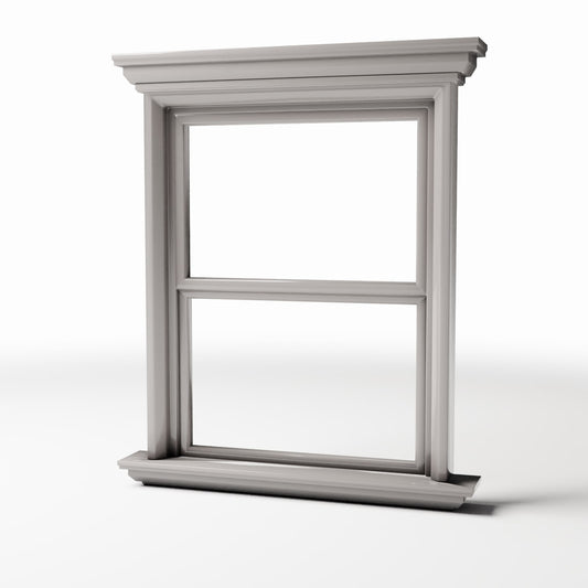 Diorama Modellbau Produktfoto 0: Diorama Architektur: Neoklassizistisches Fenster mit Gesims (Ref. 861D)