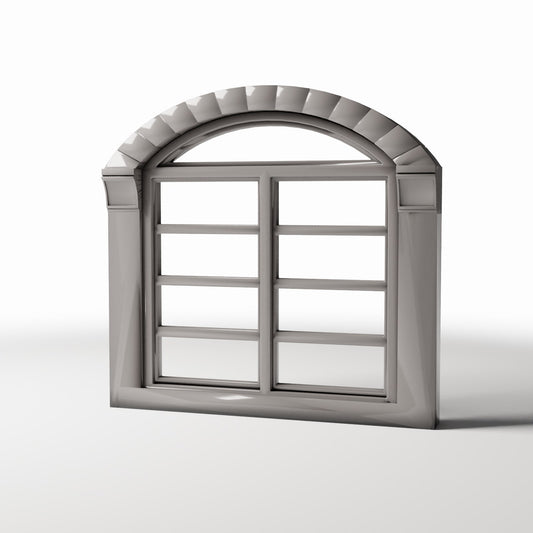 Diorama Modellbau Produktfoto 0: Diorama Architektur: Neoklassizistisches Doppelfenster groß (Ref. 875D)
