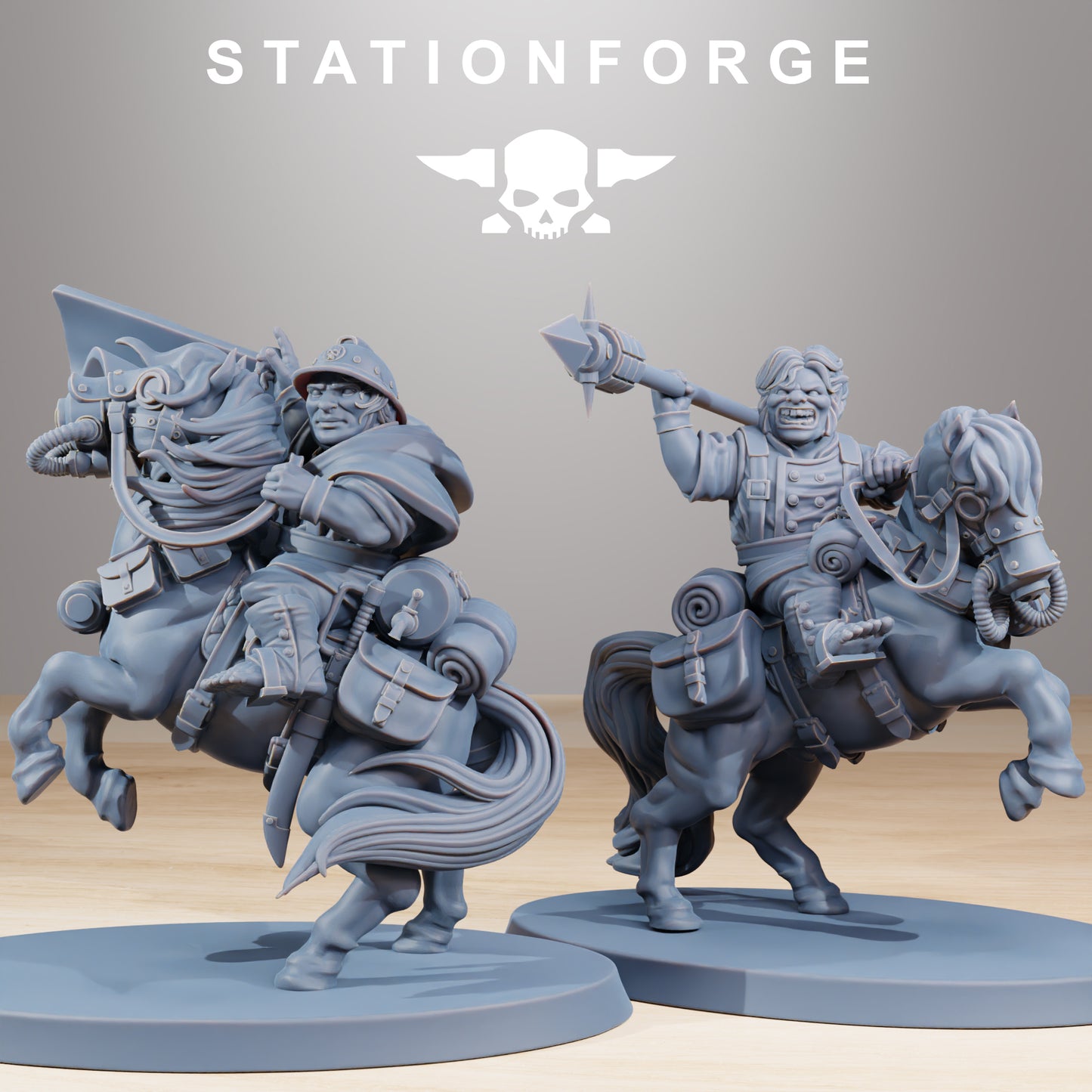 Produktfoto Tabletop 28mm The Printing Goes Ever On (TPGEO)  0: GrimGuard Pony Cavalry