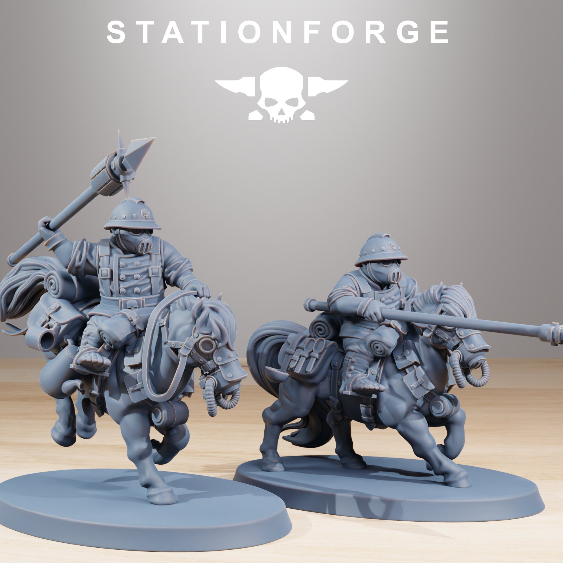 Produktfoto Tabletop 28mm The Printing Goes Ever On (TPGEO)  0: GrimGuard Pony Cavalry
