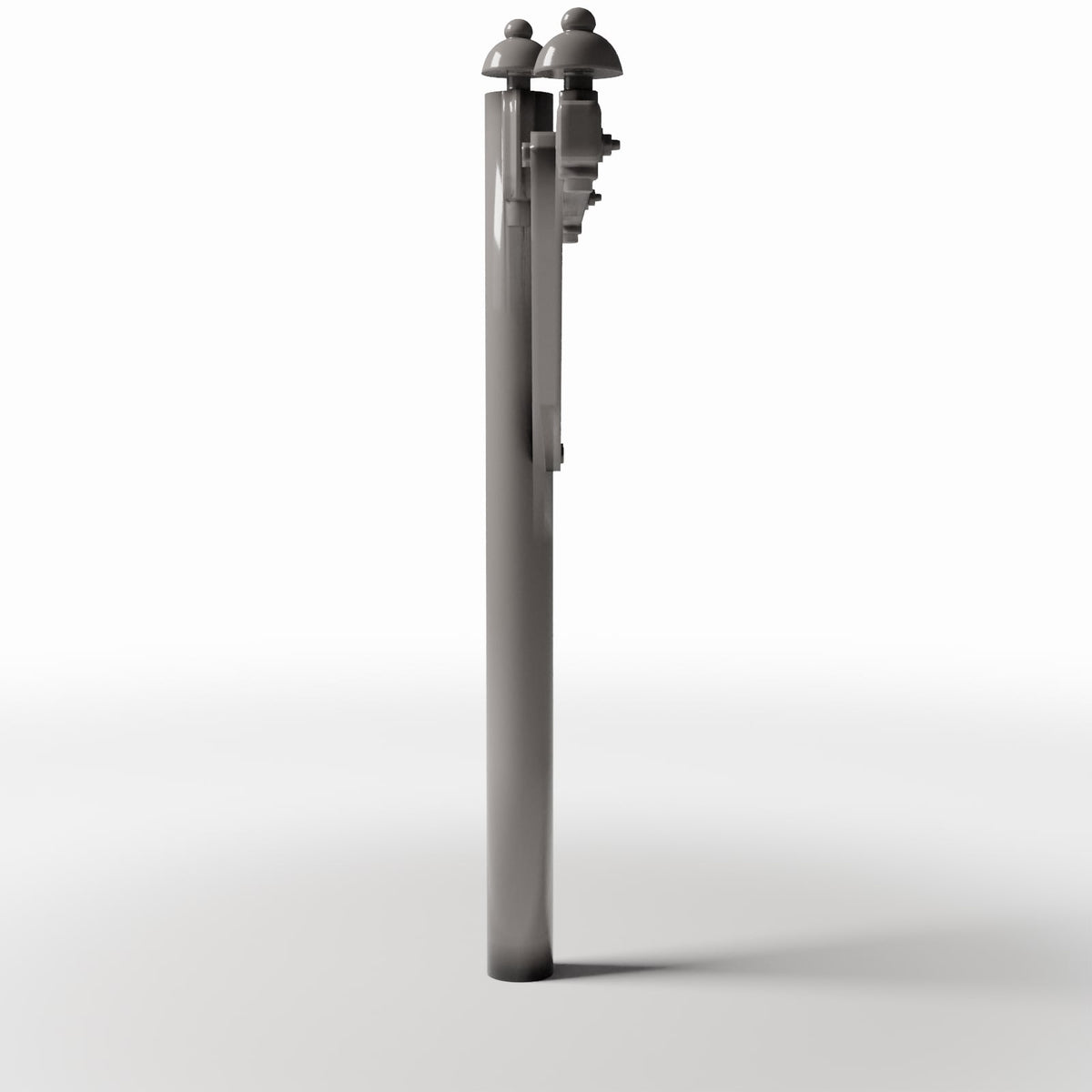 Foto prodotto per diorami e modellismo 2: Infrastrutture per diorami: palo elettrico in cemento con 3 isolatori (Ref. 921D)