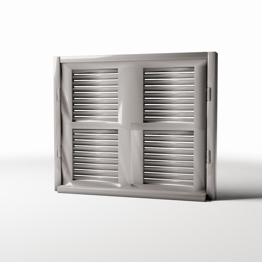 Diorama Modellbau Produktfoto 0: Diorama Gebäude: Rustikales Fenster mit Fensterläden (Ref. 973D)