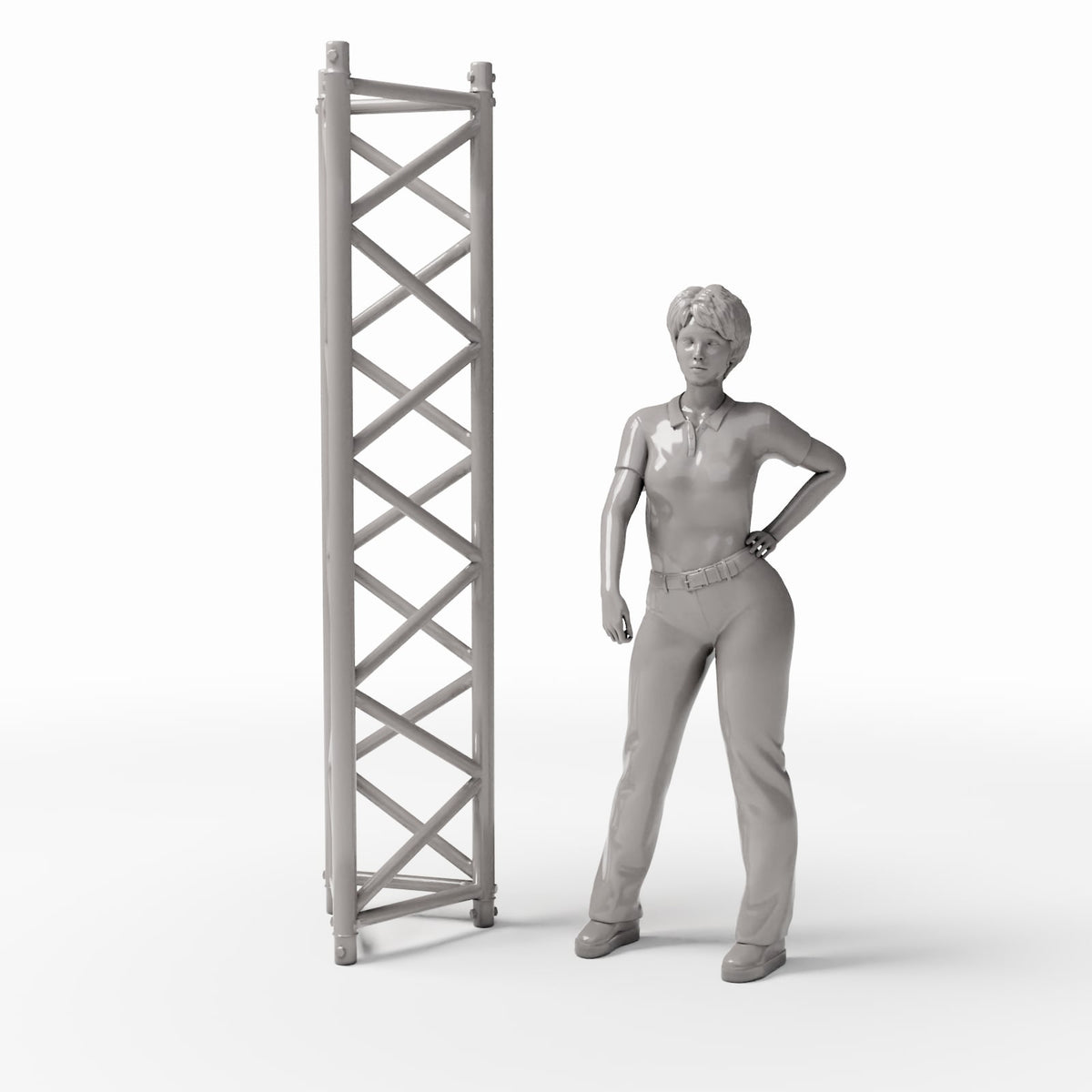 Foto prodotto per diorami e modellismo 1: Elementi costruttivi per diorami: traliccio triangolare da palco (Ref. 990D)