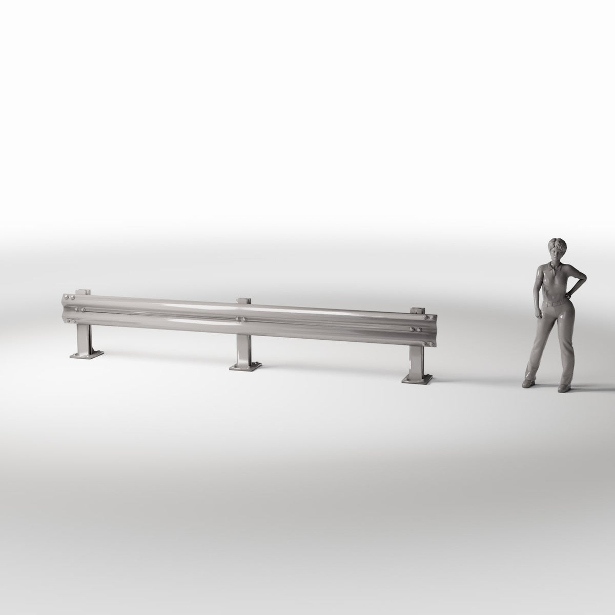 Diorama Modellbau Produktfoto 1: Diorama Straße: Leitplanke für Straßenrand (Ref. 999D)