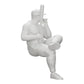 Diorama Modellbau Produktfoto 0: Sitzender Gangster mit Mütze und Baseballschläger raucht (Ref Nr. A4)