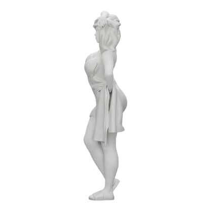 Modello diorama fotografia prodotto 0: Donna sexy dopo la doccia con accappatoio e asciugamano (Rif. Nr. A10)