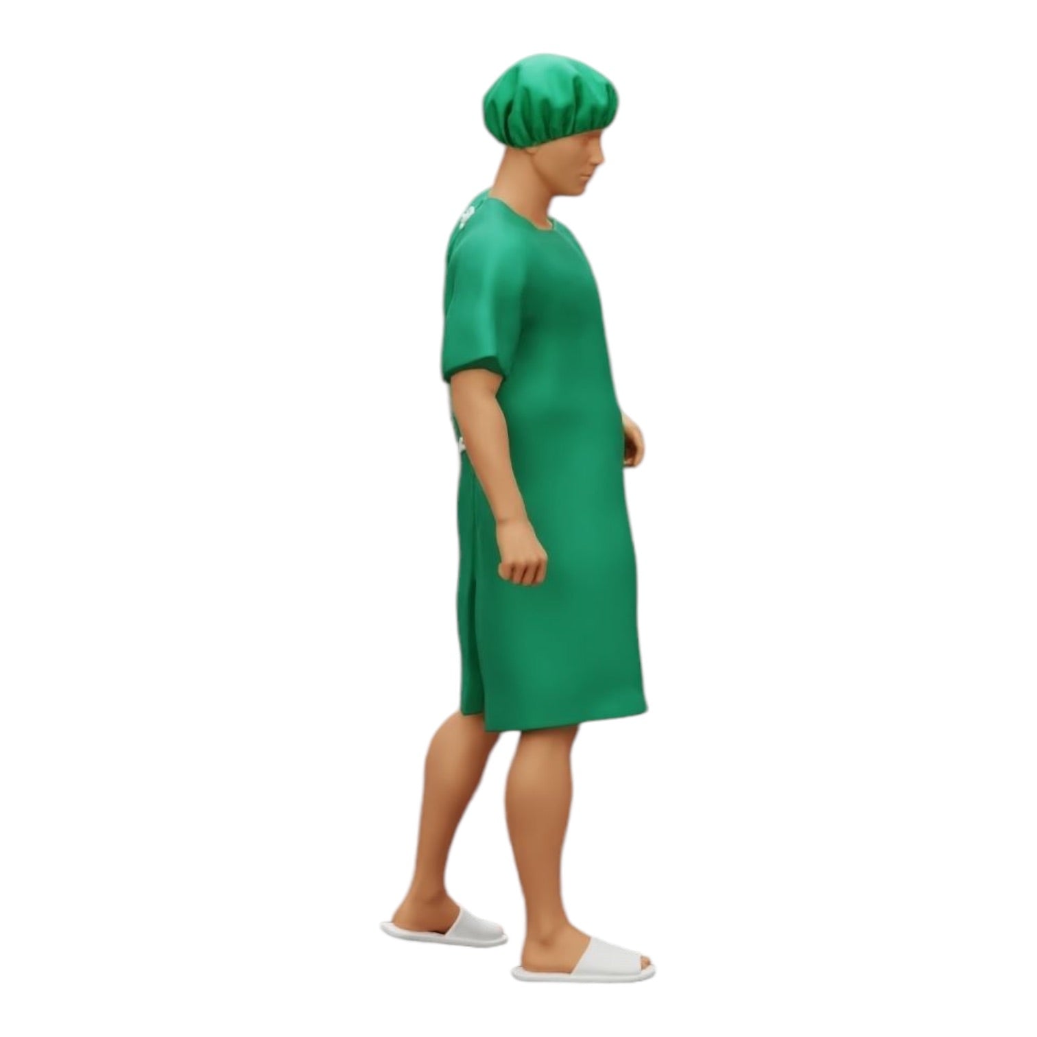 Diorama Modellbau Produktfoto 0: Patient im Krankenhaus bewegt sich fort (Ref Nr. A27)
