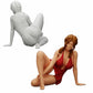 Diorama Modellbau Produktfoto 0: Attraktive Frau sitzt entspannt in der Hocke (Ref Nr. A34)