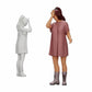 Diorama Modellbau Produktfoto 0: Junges attraktives Mädchen mit langem Hemd und Stiefeln (Ref Nr. A37)