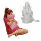 Diorama Modellbau Produktfoto 0: Mädchen schaut Horrorfilm und hält ein Kissen (Ref Nr. A43)