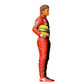 Diorama Modellbau Produktfoto 0: Rennfahrer mit Helm – Figur im Rennanzug mit Sponsorenlogos (Ref. Nr. 412)