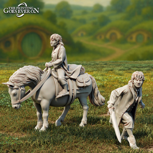 Produktfoto Tabletop 28mm The Printing Goes Ever On (TPGEO)  0: Bolco Burrows - Zwergen Gefährte zu Fuß und auf dem Pony