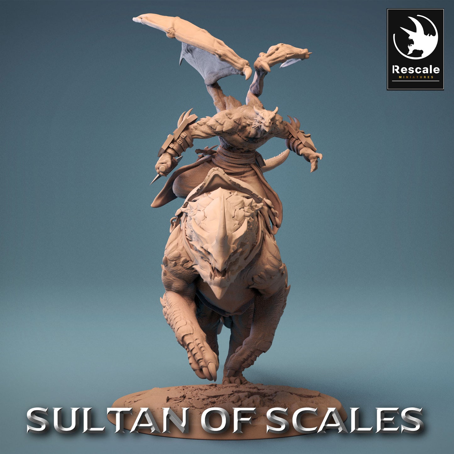 Cavalier Enfant de Dragon sur Lézard - Puissant Soldat du Désert - Guerrier Enfant de Dragon (E1)