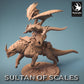Cavalier Enfant de Dragon sur Lézard - Puissant Soldat du Désert - Guerrier Enfant de Dragon (E1)