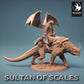 Cavalier Enfant de Dragon sur Lézard - Puissant Soldat du Désert - Guerrier Enfant de Dragon (E6)
