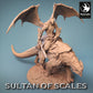 Cavalier Enfant de Dragon sur Lézard - Puissant Soldat du Désert - Guerrier Enfant de Dragon (E6)