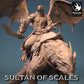 Cavalier Enfant de Dragon sur Lézard - Puissant Soldat du Désert - Guerrier Enfant de Dragon (E6)