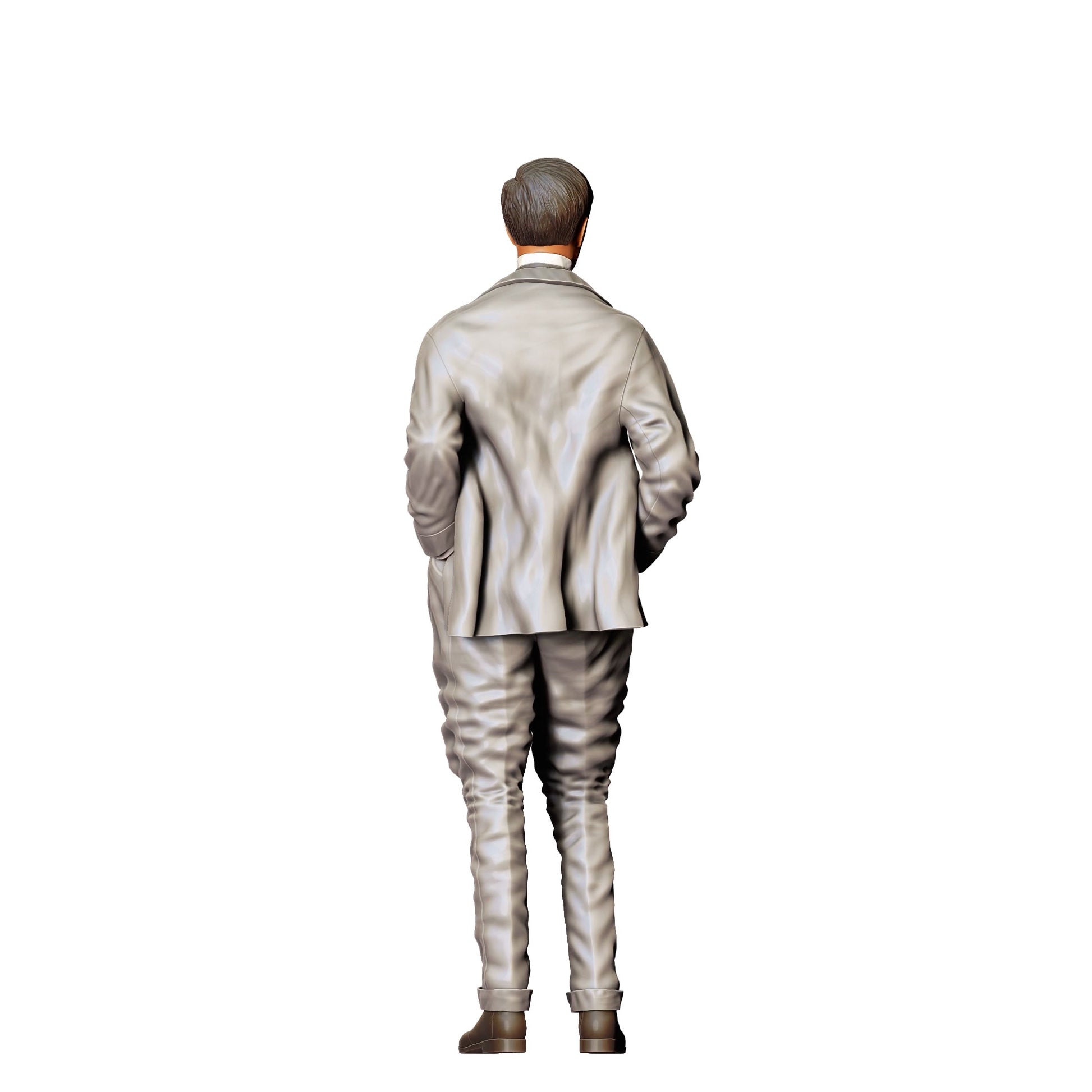 Diorama Modellbau Produktfoto 0: Altmodischer Mann mit Anzug (Ref. Nr. 305)