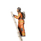 Diorama Modellbau Produktfoto 0: Feuerwehrmann Amerikanisch - Klettert Leiter hoch (Ref. Nr. 307)