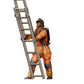Diorama Modellbau Produktfoto 0: Feuerwehrmann Amerikanisch - Hält Leiter hinten (Ref. Nr. 310)