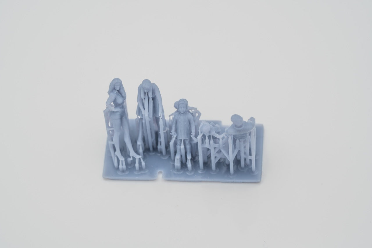 Produktfoto Figur H0, 1:72 - 0: Familien Figuren Set