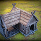 Produktfoto Tabletop 28mm Geländeteile, Häuser, Dekoration und Bits von Creation Conquest (CC)  0: Schmiede - Kingdom Of Saxonia - Mittelalterliches Dorf der Pferdeherren